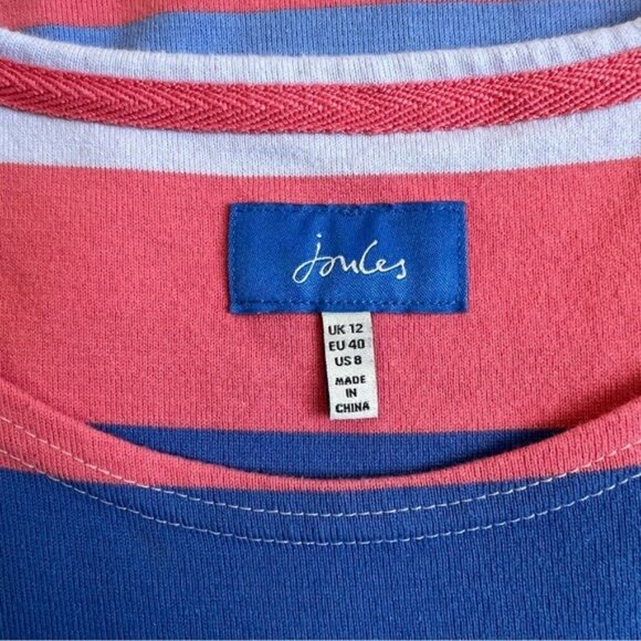 Joules Riva Stripe Dress - 8 - Picture 7 of 9